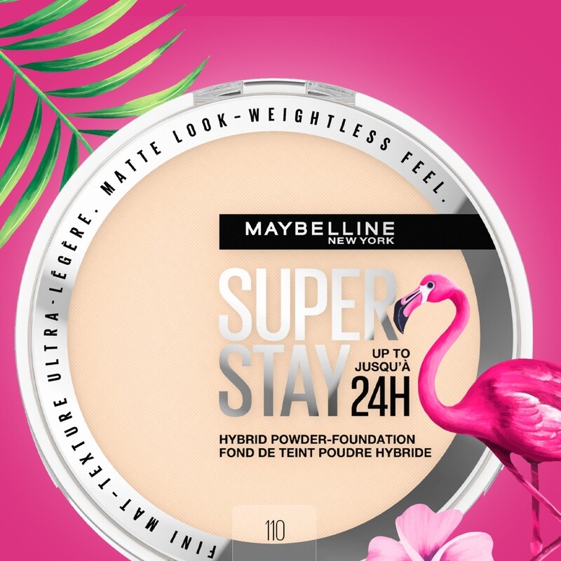Maybelline Super Stay Up To 24 Hybrid Powder Foundation, 110