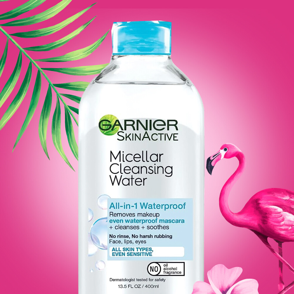 Garnier Micellar Cleansing Water All in 1 Waterproof, 400 ml