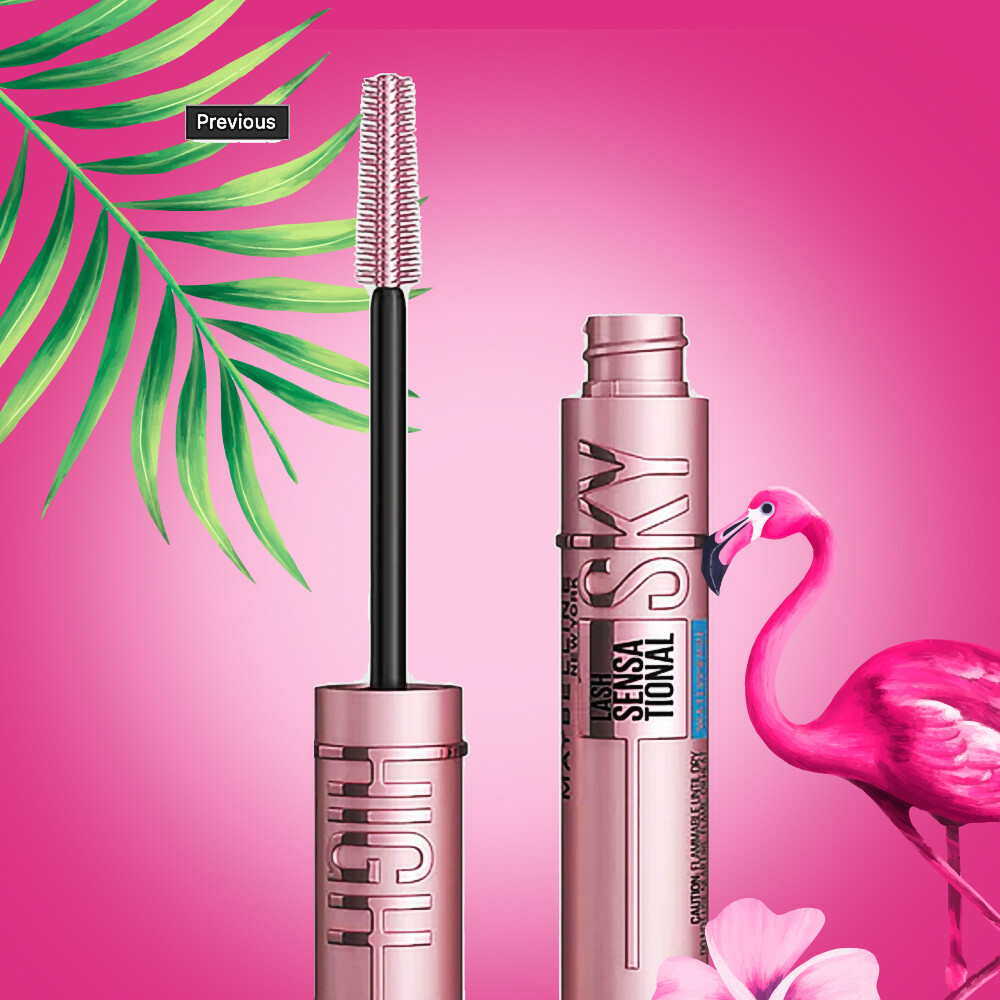 Maybelline Lash Sensational Sky High Mascara, 801 Very Black