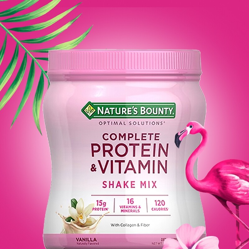 Nature&amp;#39;s Bounty Complete Protein &amp; Vitamin Shake Mix Vainilla