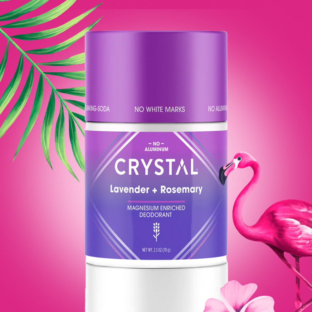 Crystal Deodorant Lavender + Rosemary No Aluminum