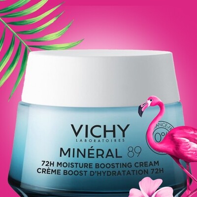 Vichy Mineral 89 Creme Boost D&#39;Hydratation 72H