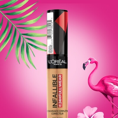 Loreal Infallible 24H Full Coverage Concealer, 410 Almond