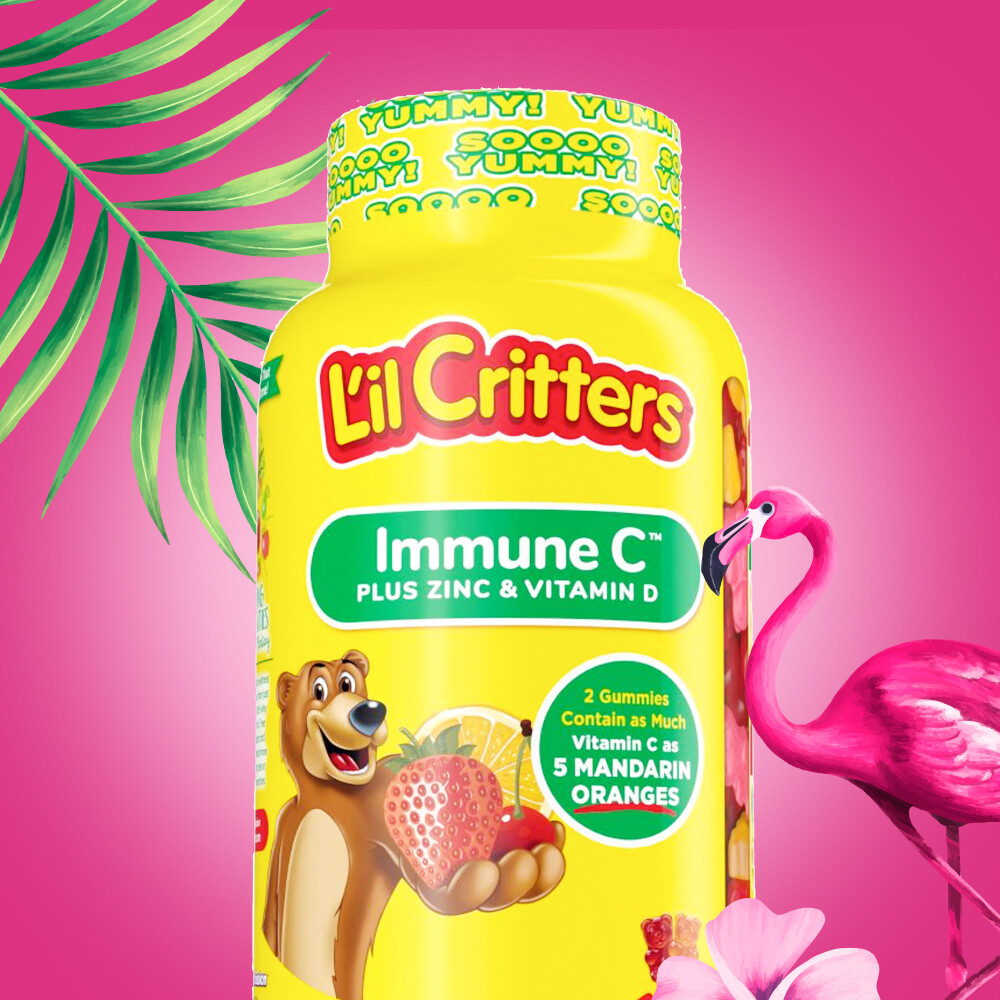 L&#39;il Critters Inmune C Plus Zinc &amp; Vitamin D