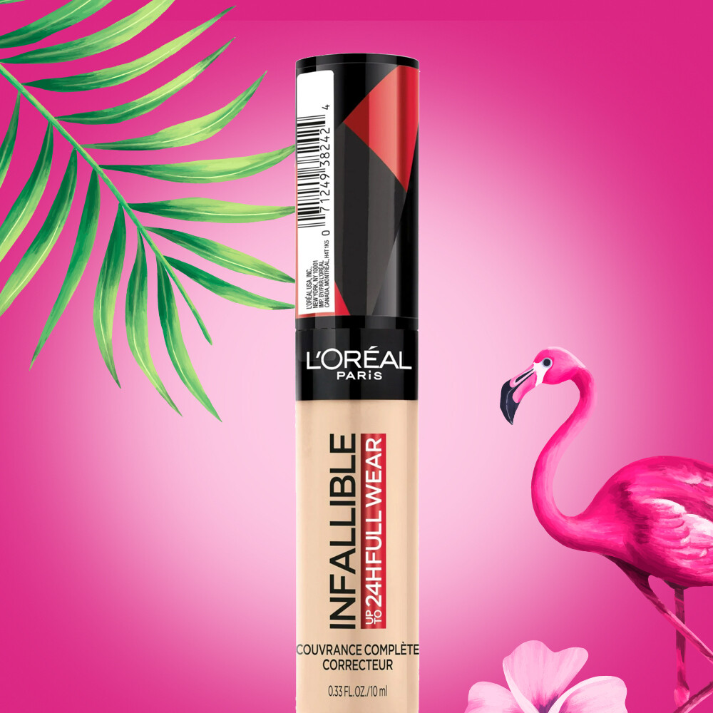 Loreal Infallible 24H Full Coverage Concealer, 340 Fawn