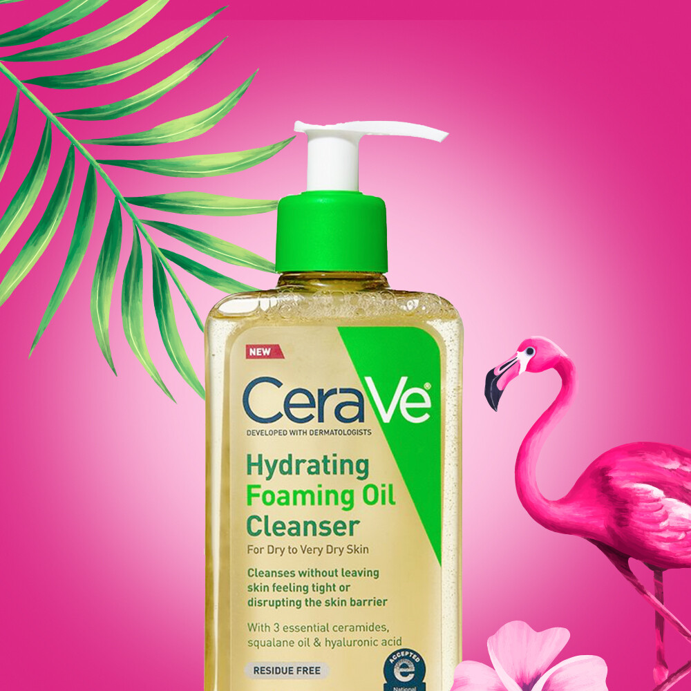CeraVe Hydrating Foaming Oil Cleanser, 8 oz