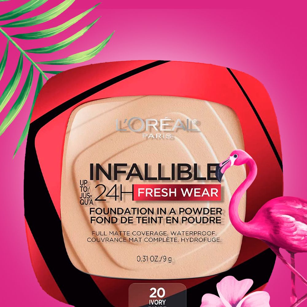Loreal Infallible 24H Fresh Wear Foundation in a Powder, 20 Ivory