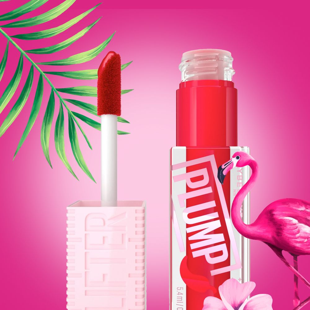Maybelline Lifter Plump Lasting Lip Plumping Gloss Red Flag 004