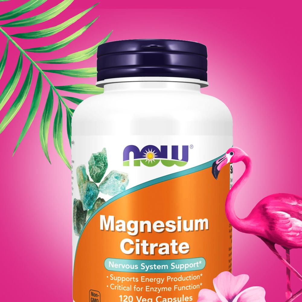 Now Magnesium Citrate Nervous System Support