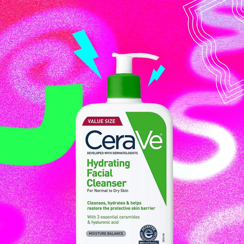 CeraVe Hydrating Facial Cleanser For Normal to Dry Skin 16 oz