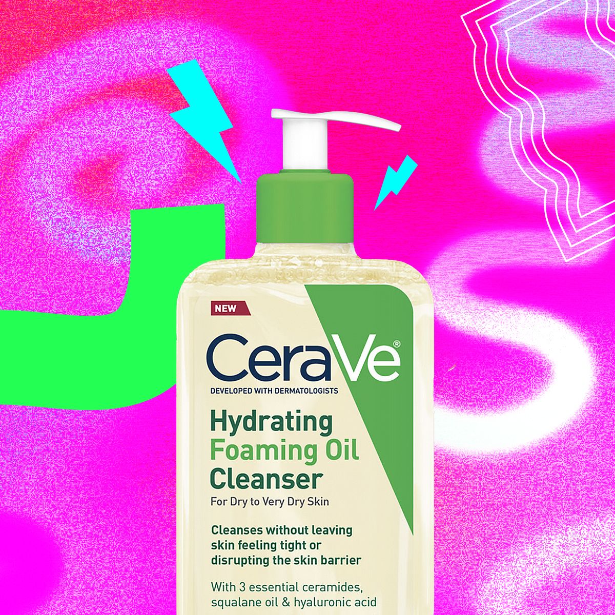 CeraVe Hydrating Foaming Oil Cleanser, 16 oz