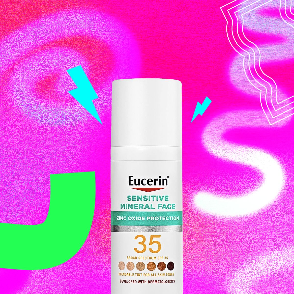 Eucerin Sensitive Mineral Face Tinted Sunscreen Lotion SPF 35