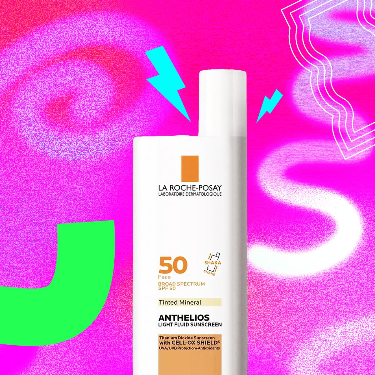 La Roche-Posay Anthelios Light Fluid Sunscreen Face Tinted Mineral SPF 50