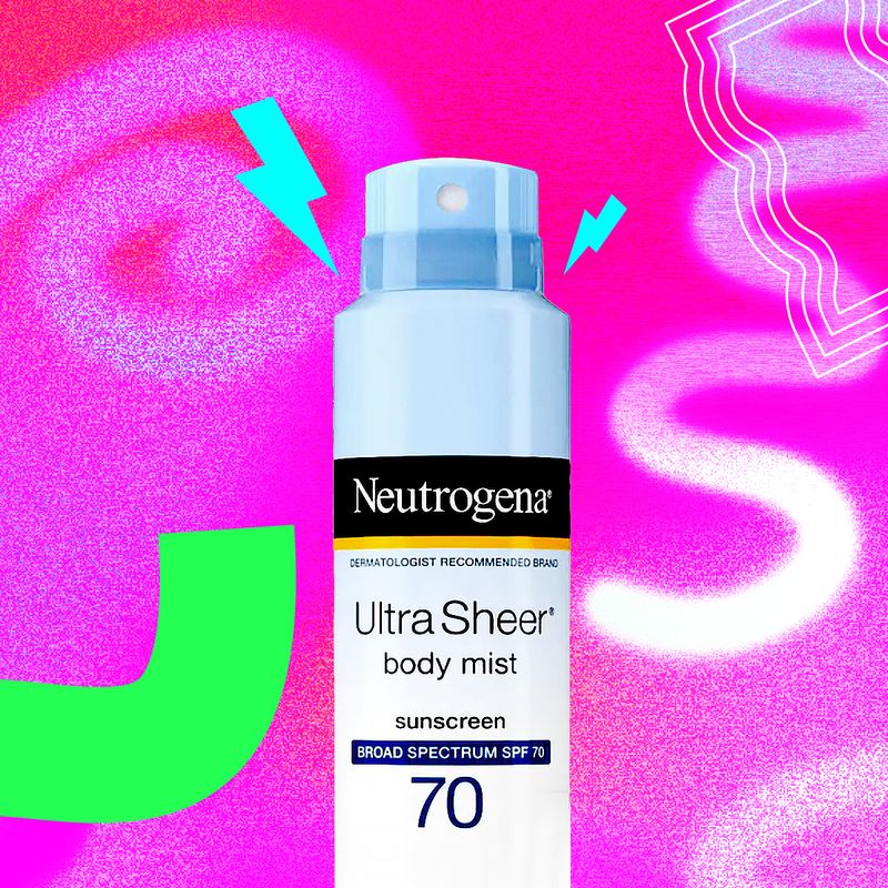 Neutrogena Ultra Sheer Body Mist Spray, SPF 70