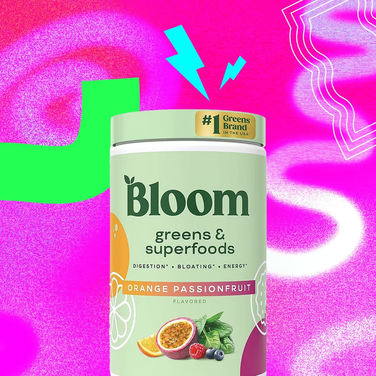 Bloom Greens &amp; Superfoods Orange PassionFruit, 25 servings