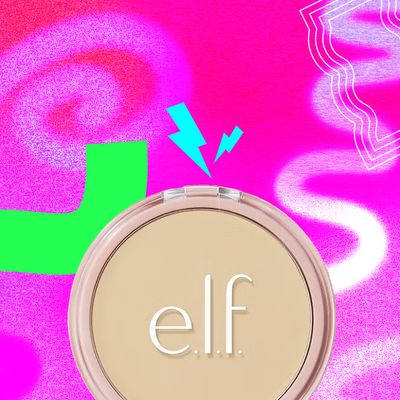E.L.F. Halo Glow Setting Powder Pressed Powder, Fair Warm