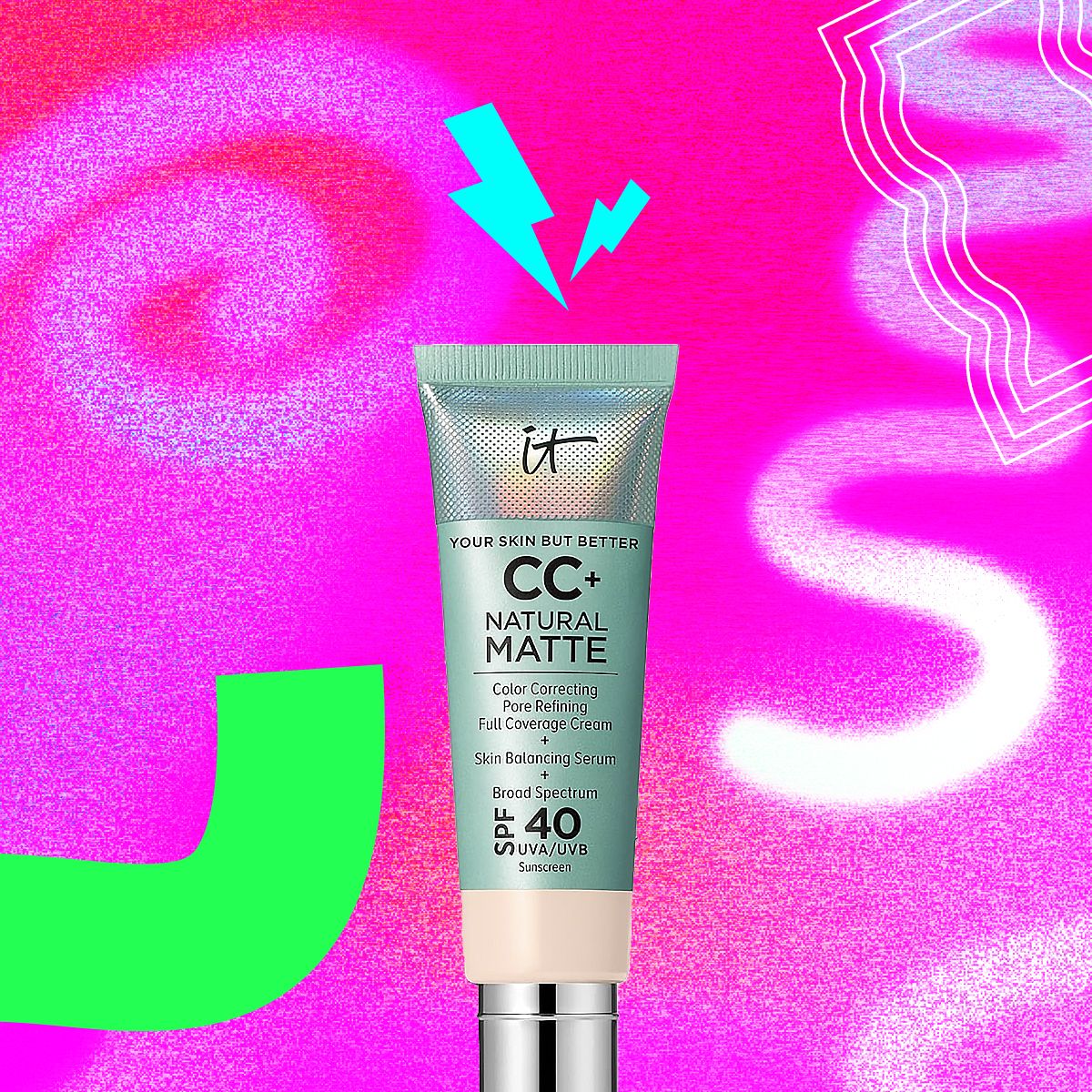 It CC+ Natural Matte with SPF 40+ Color Correcting Cream, Light