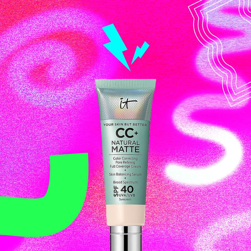 It CC+ Natural Matte with SPF 40+ Color Correcting Cream, Light