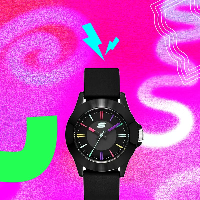 Skechers Black Rosencrans Midsize Quartz Analog Watch