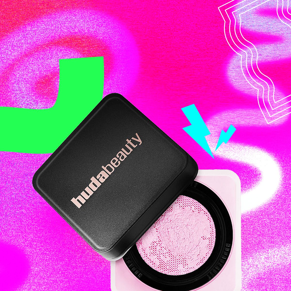 Huda Beauty Easy Bake Loose Baking &amp; Setting Powder, Use Birthday Cake