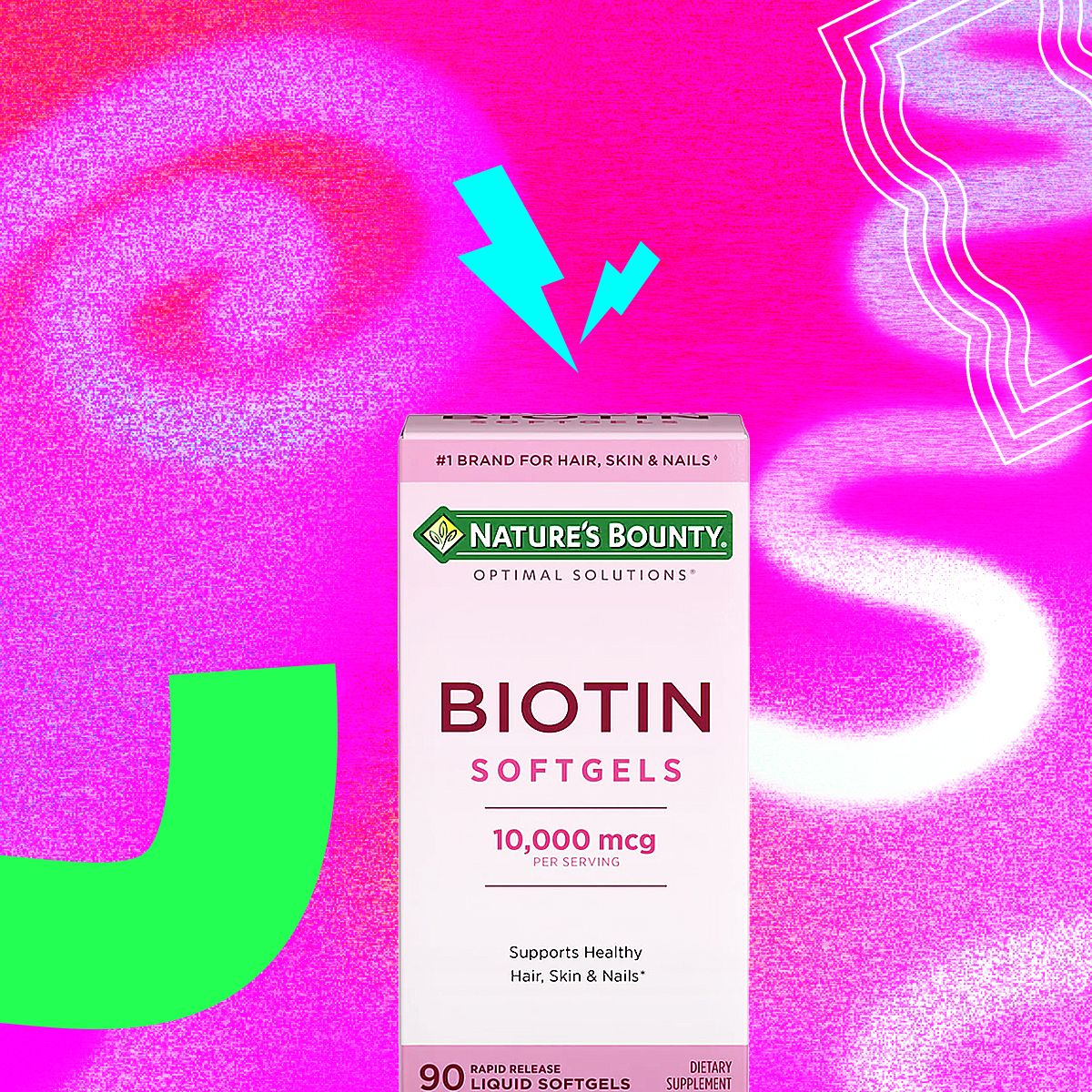 Nature&#39;s Bounty Biotin Softgels 10,000 mcg