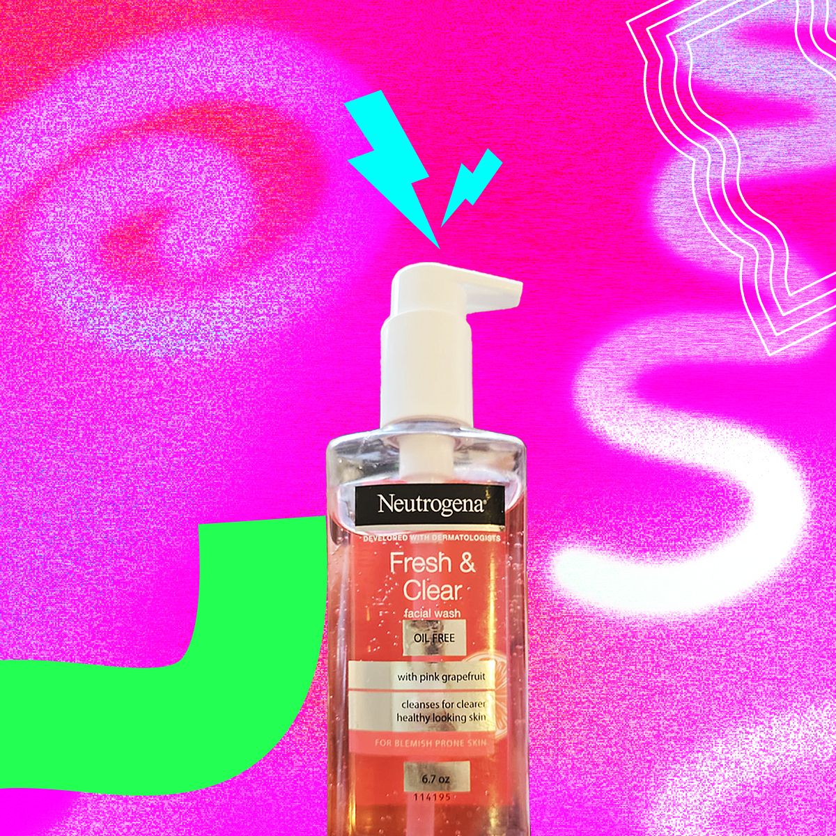 Neutrogena Fresh &amp; Clear Facial Wash Oil Free with Pink Grapefruit