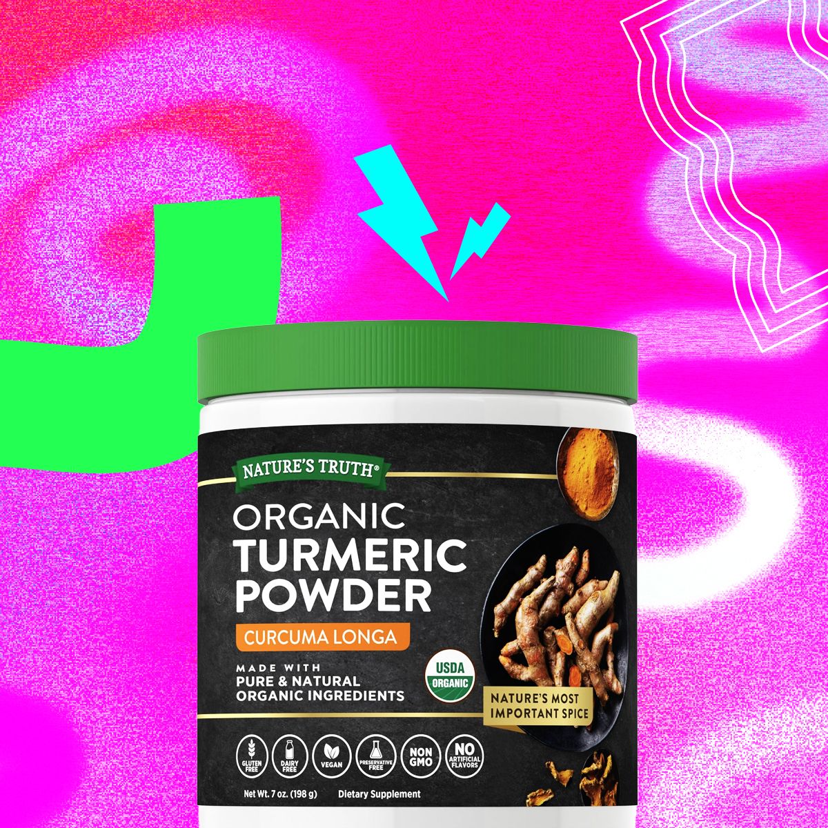 Nature&#39;s Truth Turmeric Powder Curcuma Longa