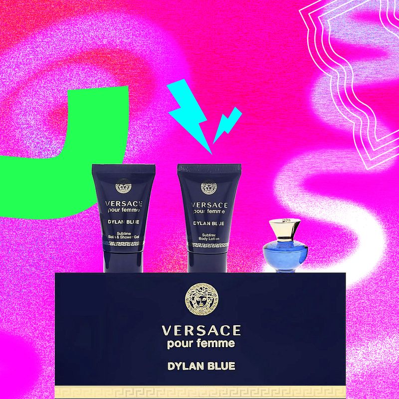 Versace Pour Femme Dylan Blue 3 Piece Miniature Gift Set