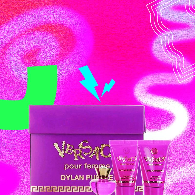 Versace Pour Femme Dylan Purple 3 Piece Miniature Gift Set
