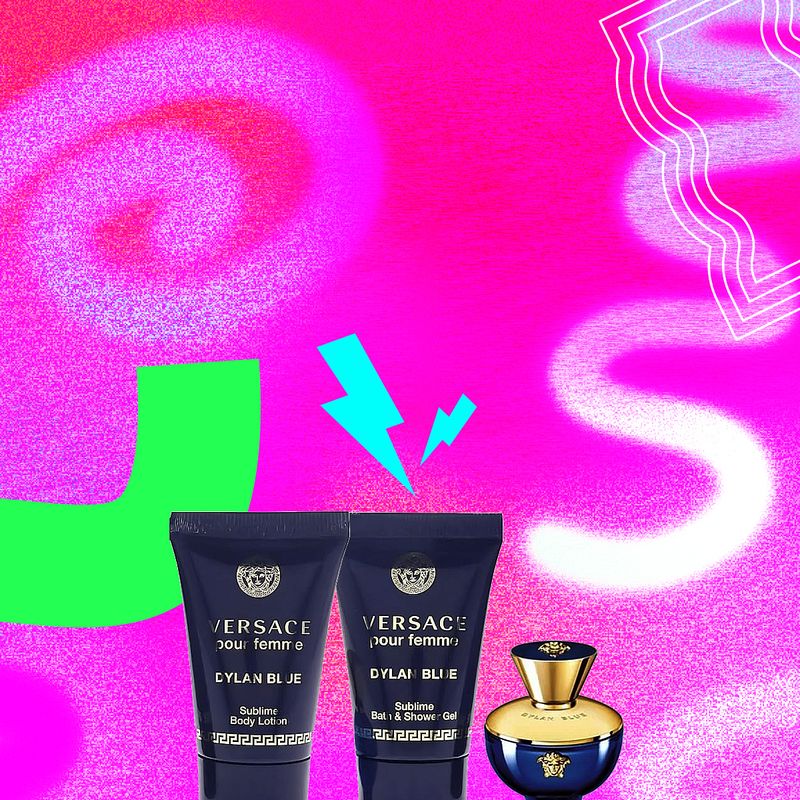 Versace Pour Femme Dylan Blue 3 Piece Miniature Gift Set
