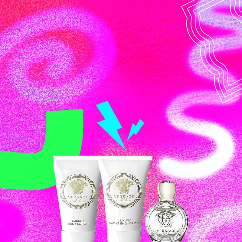 Versace Eros Pour Femme 3 Piece Miniature Gift Set