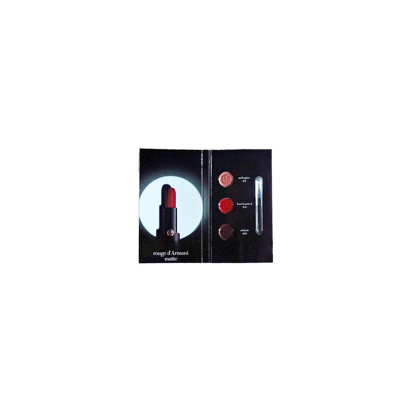 Giorgio Armani Rouge D&#39;Armani Matte Intense Matte &amp; Comfort Lipcolor, 3x0.26 g