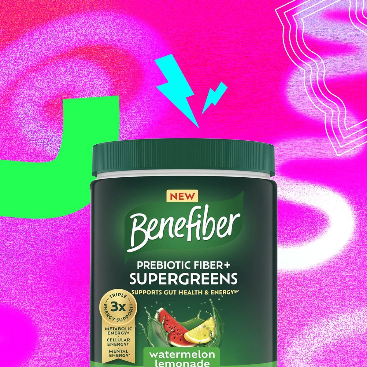 Benefiber Prebiotic Fiber + Supergreens