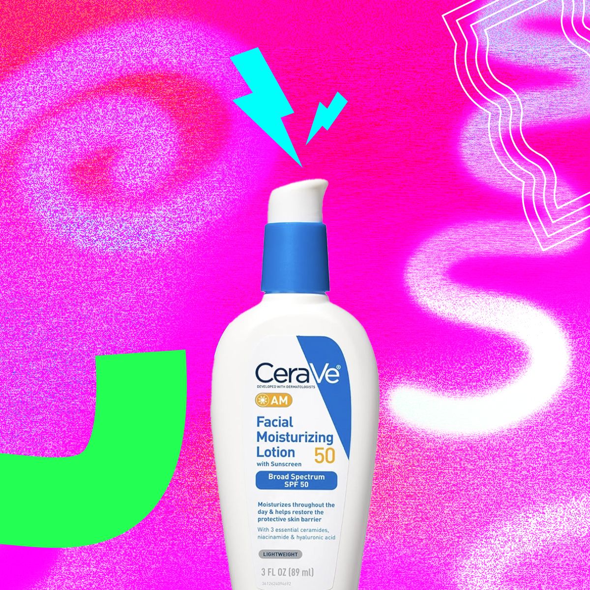 CeraVe Facial Moisturizing Lotion AM with Sunscreen SPF50