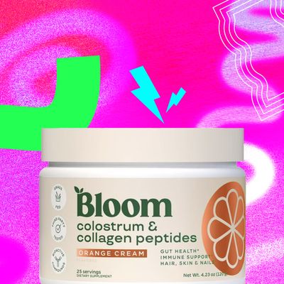 Bloom Colostrum &amp; Collagen Peptides Orange Cream