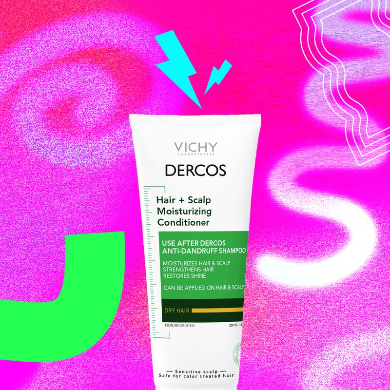 Vichy Dercos Hair + Scalp Moisturizing Conditioner Dry Hair