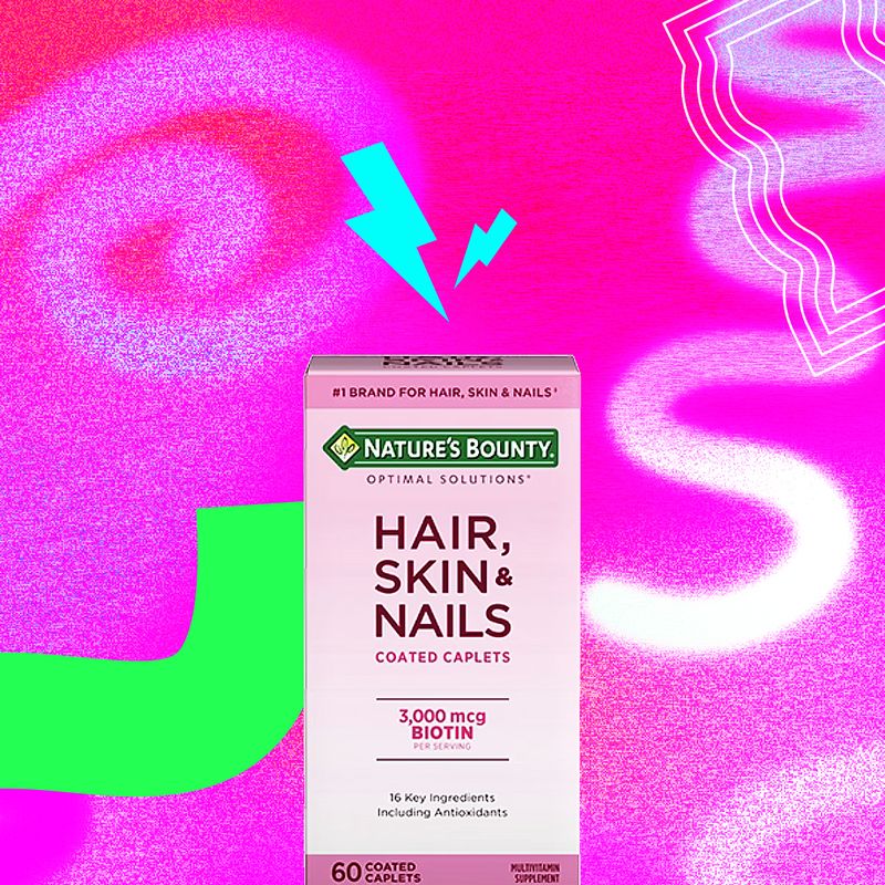 Nature's Bounty Healthy &amp; Beauty, Hair, Skin &amp; Nails Coated Caplets
