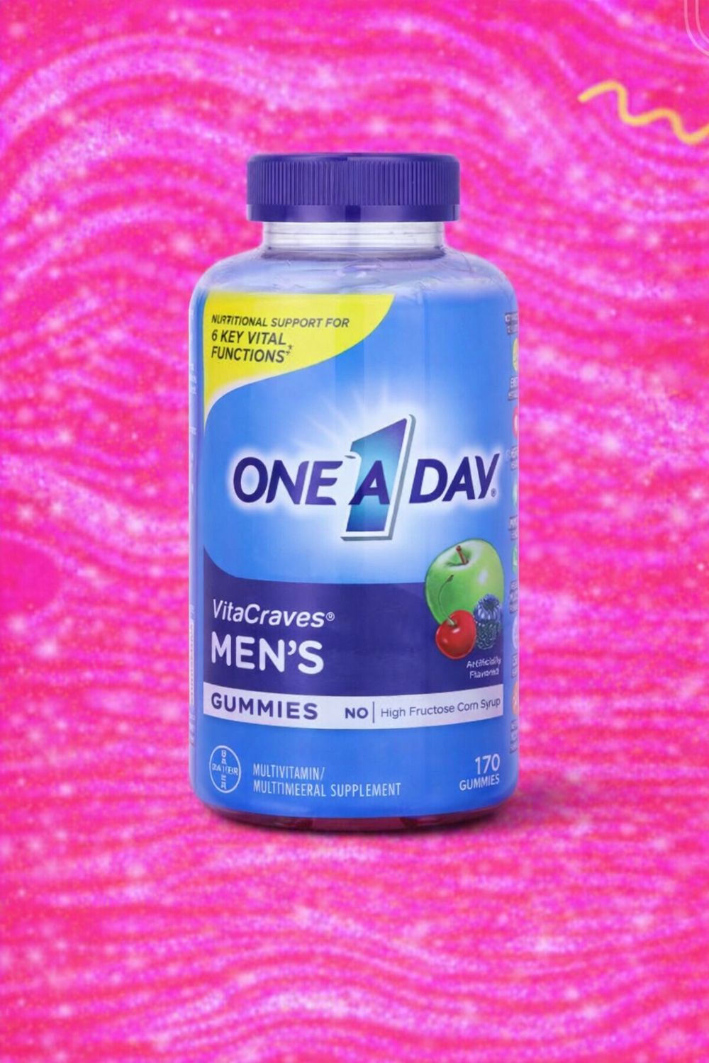multivitamínico en gomitas para hombres One A Day Men’s Gummies.