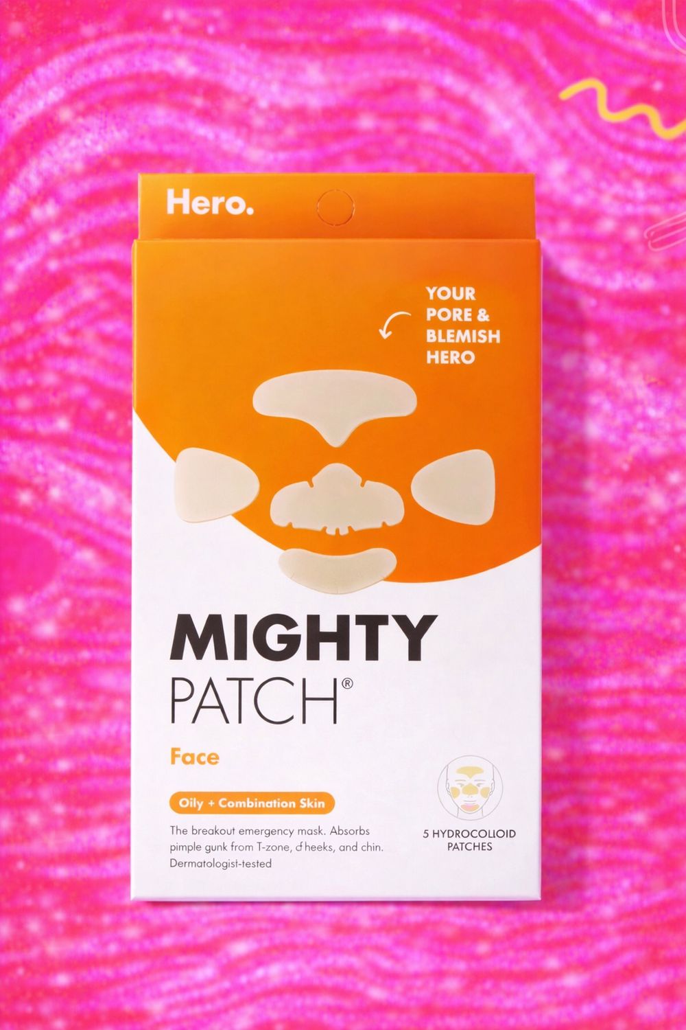 parche facial para acné Mighty Patch Face (Hero).
