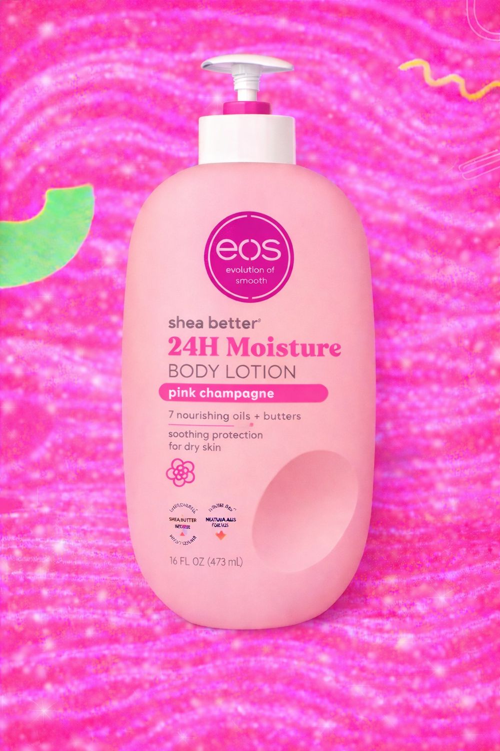 EOS Shea Better 24H Moisture Body Lotion – Pink Champagne