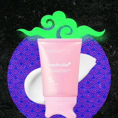 Medicube PDRN Pink Collagen Gua Sha Neck Wrinkle Cream
