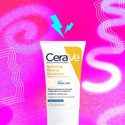 CeraVe Hydrating Mineral Sunscreen SPF 30 Light Sheer Tint