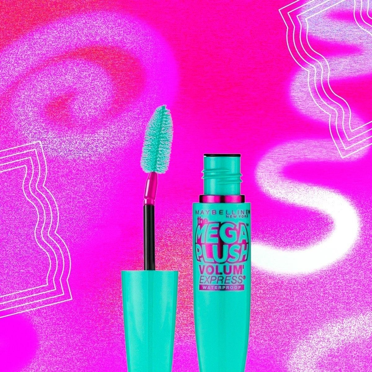 Maybelline Volum'Express Mascara The Mega Plush Waterproof Very Black