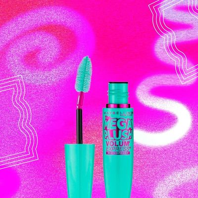 Maybelline Volum'Express Mascara The Mega Plush Waterproof Very Black