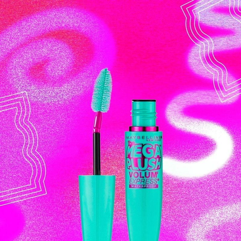 Maybelline Volum'Express Mascara The Mega Plush Waterproof Very Black
