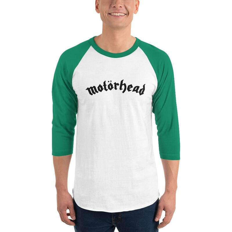 motorhead t shirt / --  3/4 sleeve raglan shirt