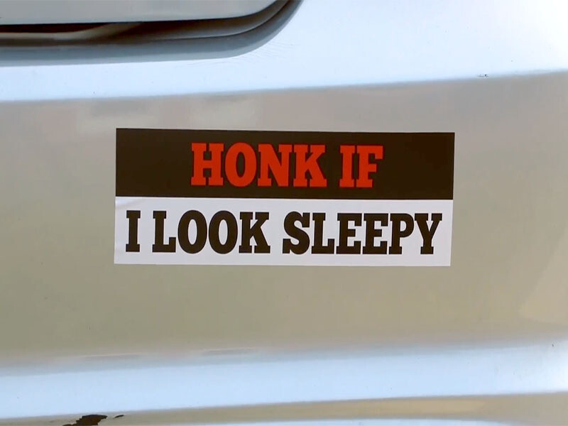 Bumper stickers - for car etc. - our or your design