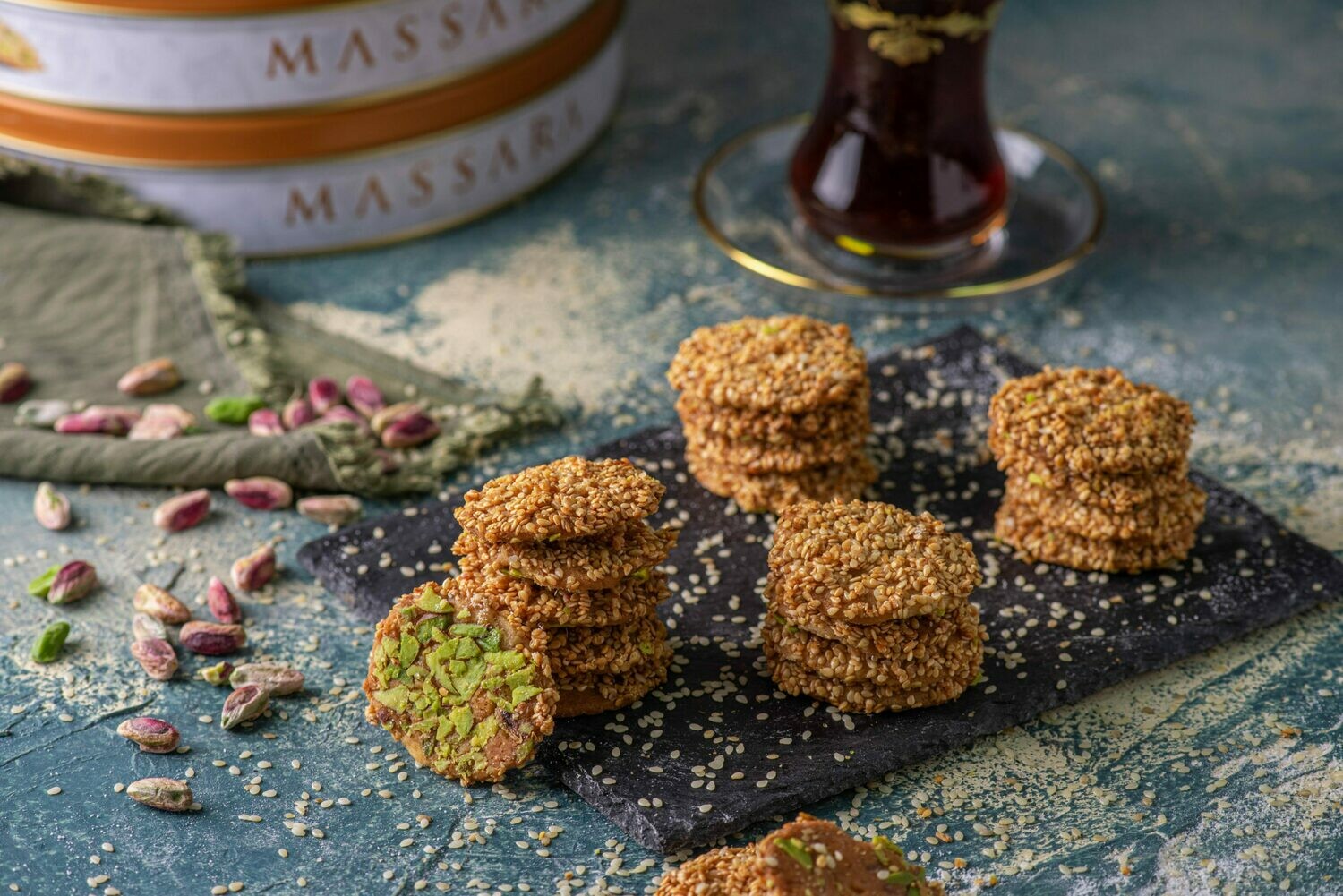 MASSARA Crunchy Sesame Cookies