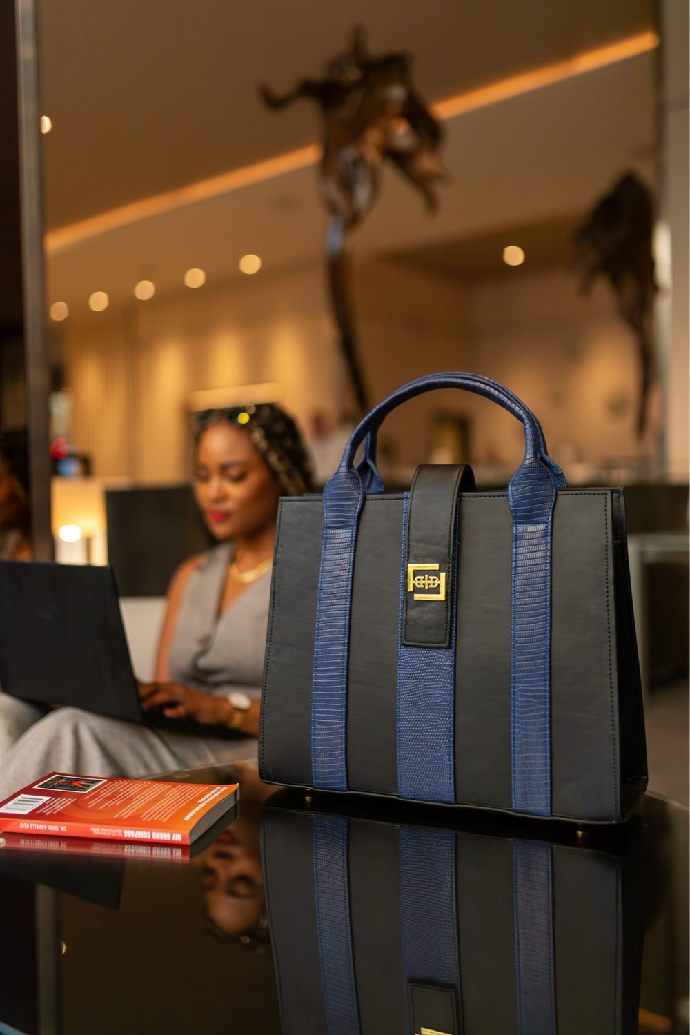 Maven Laptop Bag (Navy Blue)