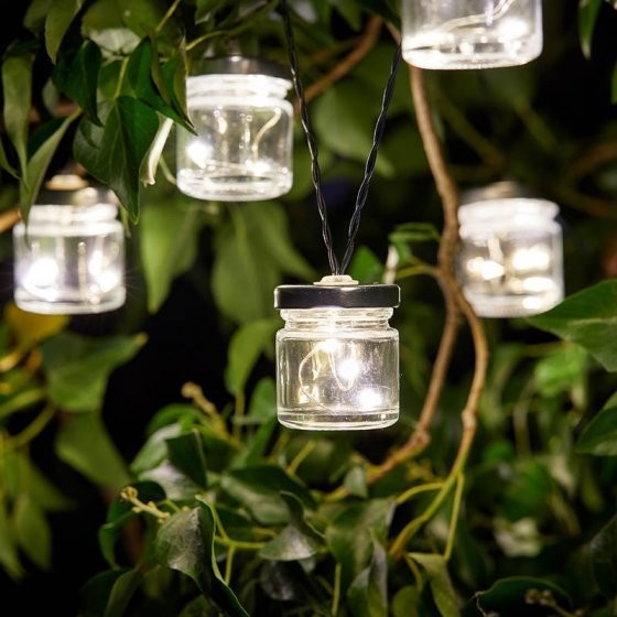 Firefly Jar String Lights - 10 Jars